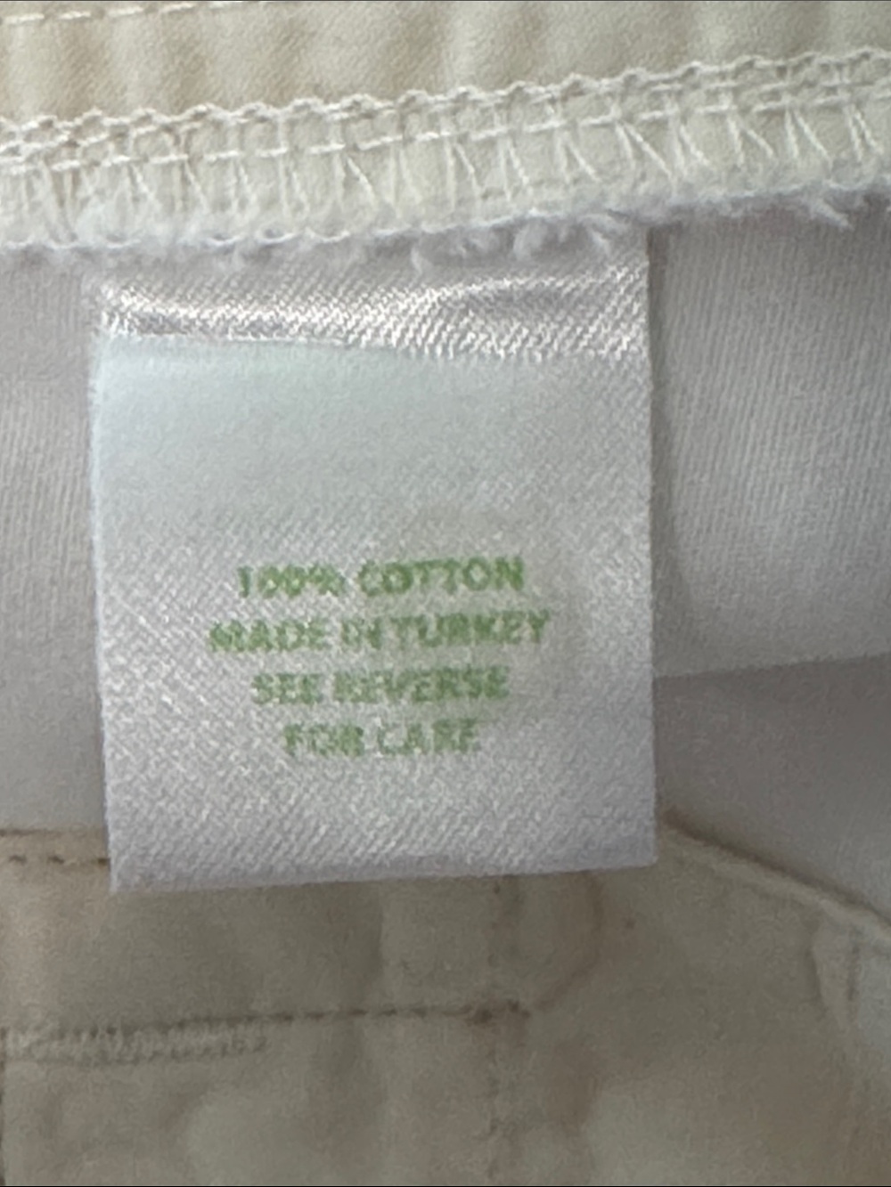 Lilly Pulitzer White Chino Mini Skirt Button Detail Cotton Preppy Size 10 - Picture 9 of 9